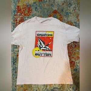 Light Pink Origami Graphic Tee